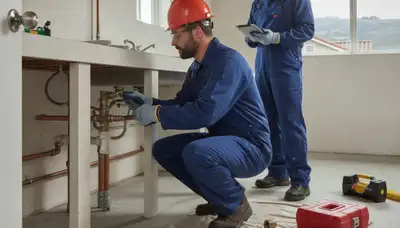 Berkeley, CA plumber repairing a residential pipe for plumbing service