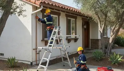 Berkeley, CA plumber repairing a residential plumbing issue for local homeowners
