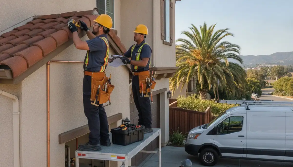 Berkeley, CA plumber repairing a sink for local plumbing service