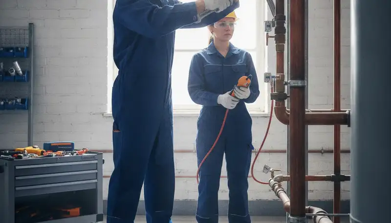 Berkeley, CA plumber repairing a home pipe leak for reliable plumbing repair service