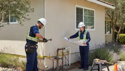 Berkeley, CA plumber repairing plumbing for a local plumbing repair service