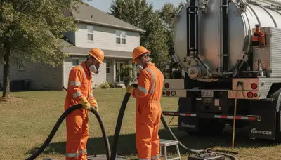 Berkeley, CA plumber providing septic tank cleaning for residential plumbing repair service