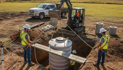 Septic tank installation for Berkeley, CA home by professional plumbers