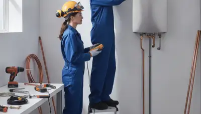 Tankless water heater service in Berkeley, CA by On Call Plumbers for reliable hot water maintenance